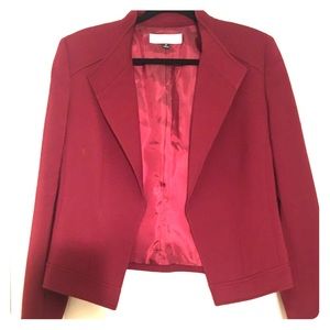 NWT burgundy Tahari blazer